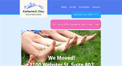 Desktop Screenshot of drkatherinechou.com